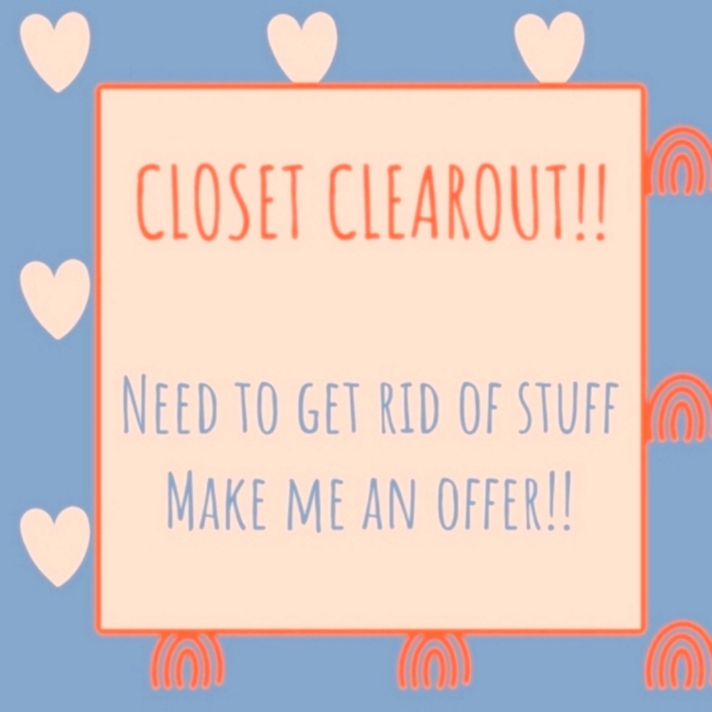 CLOSET CLEAROUT...MAKE ME AN OFFER!